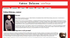 Desktop Screenshot of fabiendelorme.fr